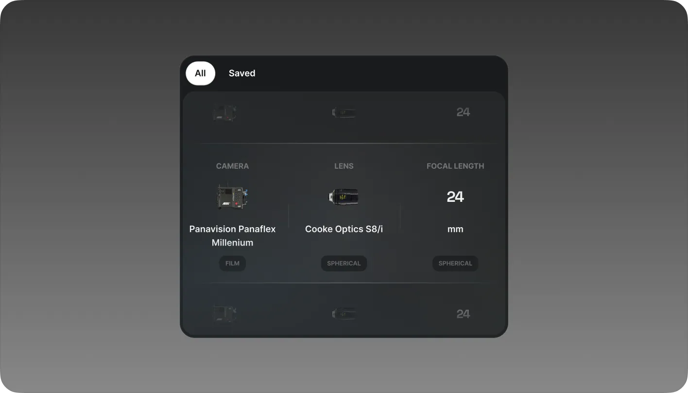 Bespoke Optical Stack