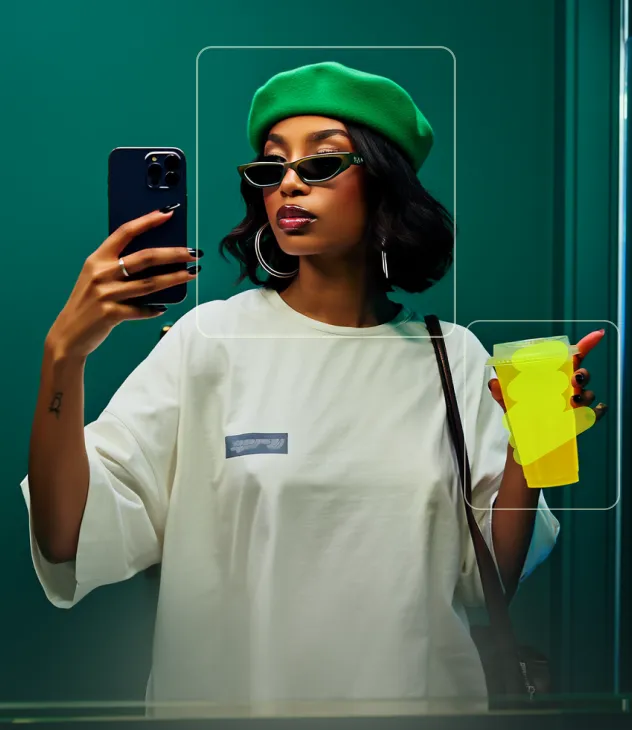 Interactive card background image